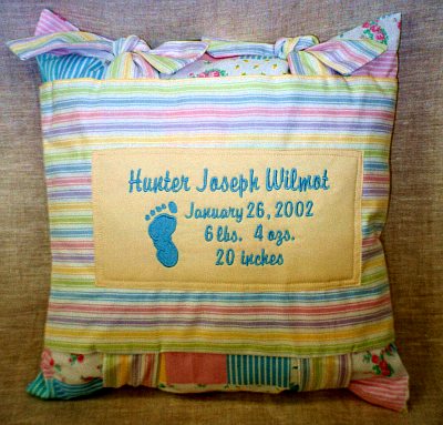 Keepsake Baby Pillow