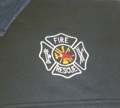 Embroidery identifies you on the job.